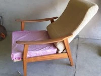 Pair of Mid Century Recliner D A Lewis Lounge Chairs