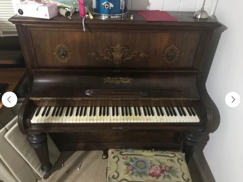 1920s Henry Ward antique, very delicate and heavy. piano