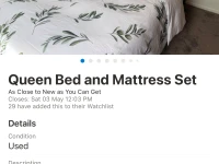 Queen size bed
