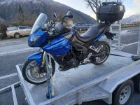 Motorcycle triumph tiger 1050