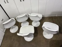 Tulip Chairs Swivel x5