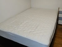 Long double bed matress and base