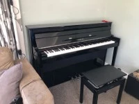 Yamaha digital hybrid upright piano