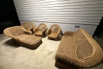 Cane rattan furniture set