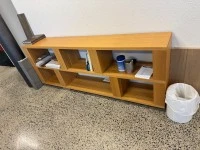 Office desk, filing cabinets (4), Plan Drawer Chest, Melamine Desk top...