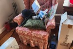 Arm chair, Boxes of China warehouse, kitchen warehouse, misc