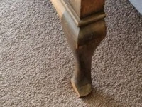 Antique Edwardian Oak Double Bed