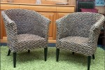 2 rattan chairs