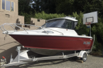 6.2m trailer boat on a road legal trailer
