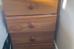 King bed, Queen bed, Dresser, Dining table with 5 chairs, 198 litre fr...