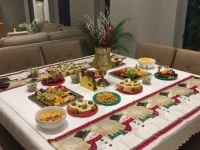 Marble dining table 8-seater - Imported from Dubai