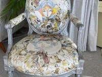 Stylish wing chair