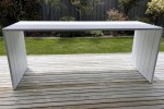 Aluminium outdoor table / bar leaner