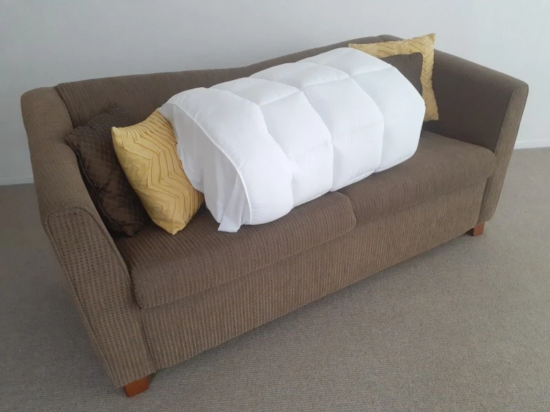 Small 3 seater couch & cover