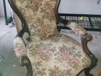 2x antique chairs