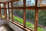 Double glazed timber window large rimu timber window 4.2m x 1.6m