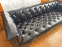 Black Leather Couch