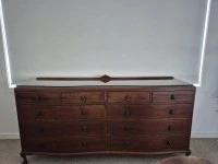 Queen Anne mahogany dresser