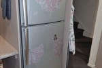 Fridge with top freezer