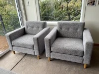 Lounge suite 3 seater sofa and 2 armchairs