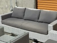 STANDOUT FREEDOM FURNITURE RATTAN & ALUMINIUM OUTDOOR LOUNGE SETTING, ...