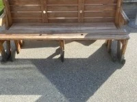 Outdoor table and seats