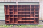 Industrial antique storage unit
