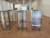 Steel Retail store racks x3
