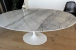 Tulip Oval Marble Dining table