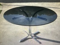 Round glass table top 1200mm