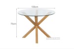 Round dining table