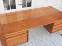 $1 reserve Mid Century rimu desk