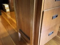 Desk solid mid century