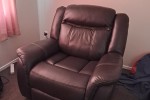 A queen bed, Three seater couch, a recliner chair, washing machine, 77...