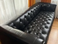 Black Leather Couch