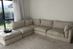 L Shaped Sofa with ottoman