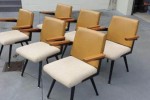 Eight dining chairs