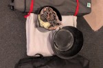 Acoustic panels measurements are of all 4 wrapped together, Packed pad...