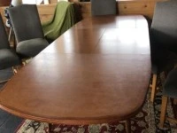 Mid century extendable dining table.