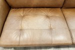 LUCA HENDRIX LEATHER 3 SEATER SOFA from Farmers