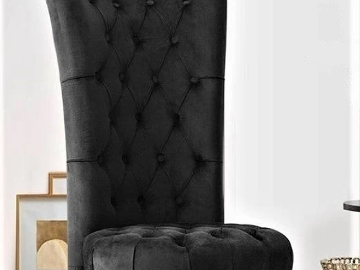 Oversized High Back Velvet Chair