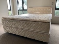 Queen Bed with Mattress Combo