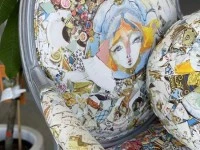 Stylish wing chair