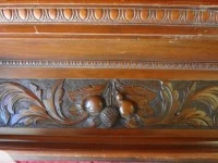 Kauri Fire Mantle Carved