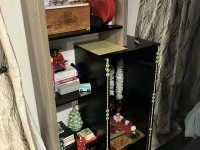 Queen Bed, Fridge, Washing Machine, two medium size furniture cabinet,...