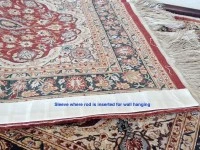 Hand Knotted Pure Silk Rug