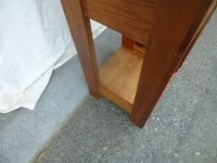 Recycled rimu bedside tables