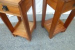 Recycled rimu bedside tables