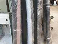 Rolls Of Fabric & Boxes of Lace/Ribbon