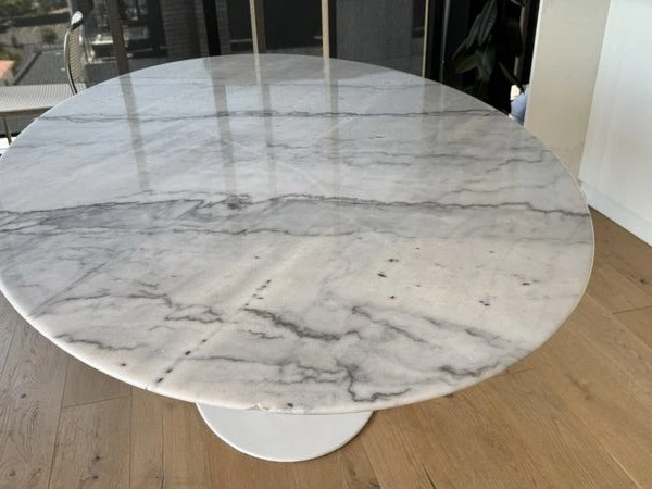 Tulip Oval Marble Dining table